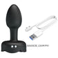 PRETTY LOVE - PLUG ANALE OLMAN CON LUCE LED NERO 8,8 CM