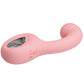PRETTY LOVE - ERYNNYES VIBRATORE PUNTO G + STIMOLATORE CLITORIDEO 10 VIBRAZIONI ROSA