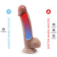 SILEXD - PENE REALISTICO IN SILICONE TERMOREATTIVO PREMIUM 17,8 CM