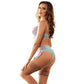 SUBBLIME - 957650 SET REGGISENO E CINTURA RICAMO FIORI ROSA L/XL