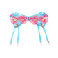 SUBBLIME - 957650 SET REGGISENO E CINTURA RICAMO FIORI ROSA L/XL