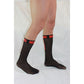 MACHO - CALZINI SOTTILI TAGLIA UNICA NERO/ROSSO