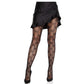 LEG AVENUE - COLLANT A RETE CON FIOCCO NERO