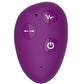 XOCOON - VIBRATORE 2 IN 1 STRAPLESS STRAP-ON CON TELECOMANDO VIOLA