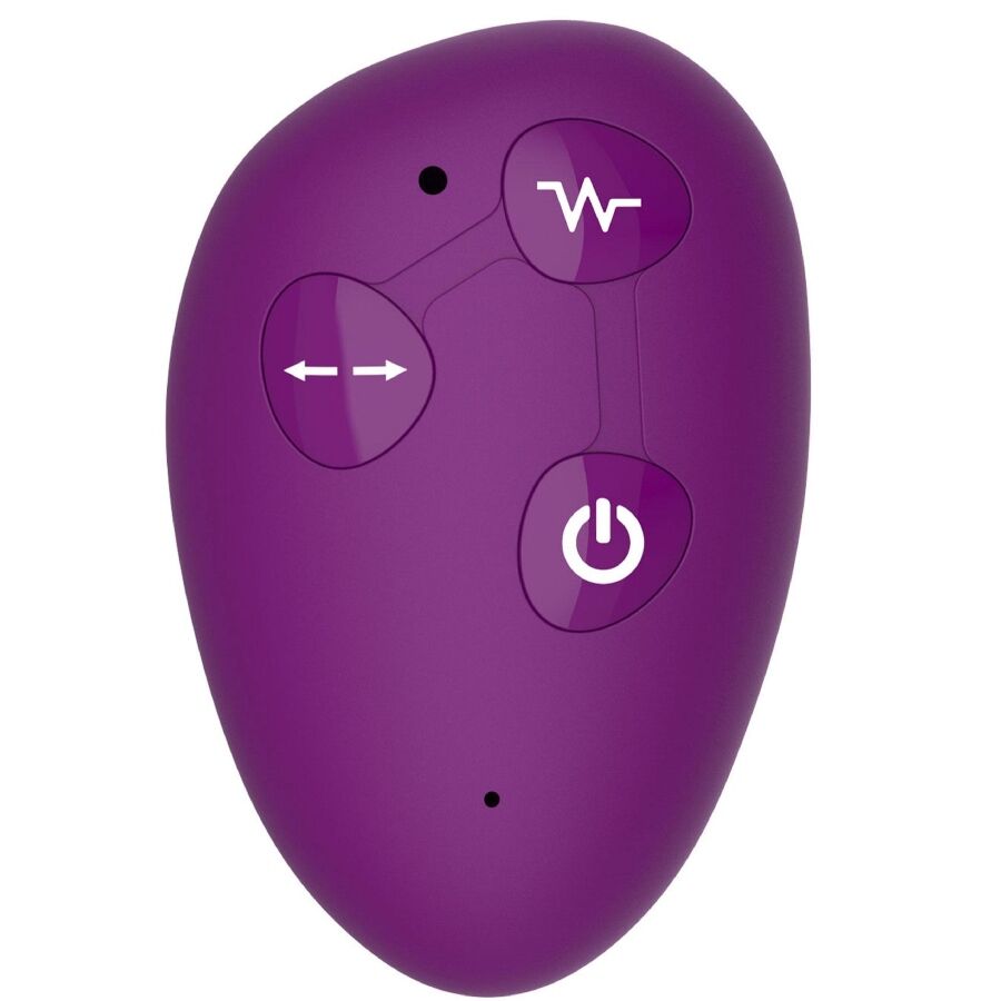 XOCOON - VIBRATORE 2 IN 1 STRAPLESS STRAP-ON CON TELECOMANDO VIOLA