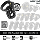 ADDICTED TOYS LOCKED - GABBIA PER PENE GILDEN CAGE 8,5 CM
