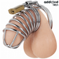 ADDICTED TOYS LOCKED - GABBIA PER PENE IN METALLO CON CELLULE DI FERRO 4 CM TAGLIA S