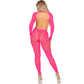 LEG AVENUE - BODYSTOCKING ROSA SCHIENA APERTA TAGLIA UNICA