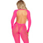 LEG AVENUE - BODYSTOCKING ROSA SCHIENA APERTA TAGLIA UNICA