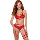PASSION - SET PORIGELIA ROSSO L/XL