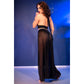 CHILIROSE - CR 4857 SET TOP E PANTALONI NERI TAGLIA M