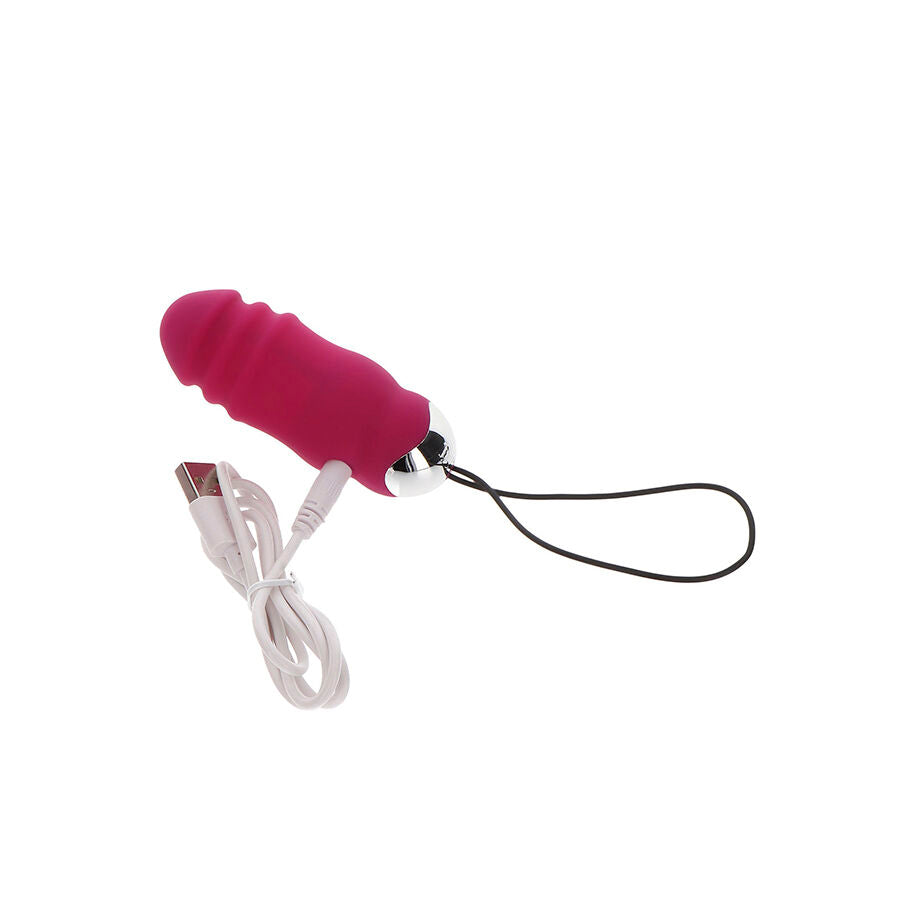 TOYJOY - VIBRATORE FUCSIA HAPPINESS SUNN SIDE UP AND DOWN CON TELECOMANDO