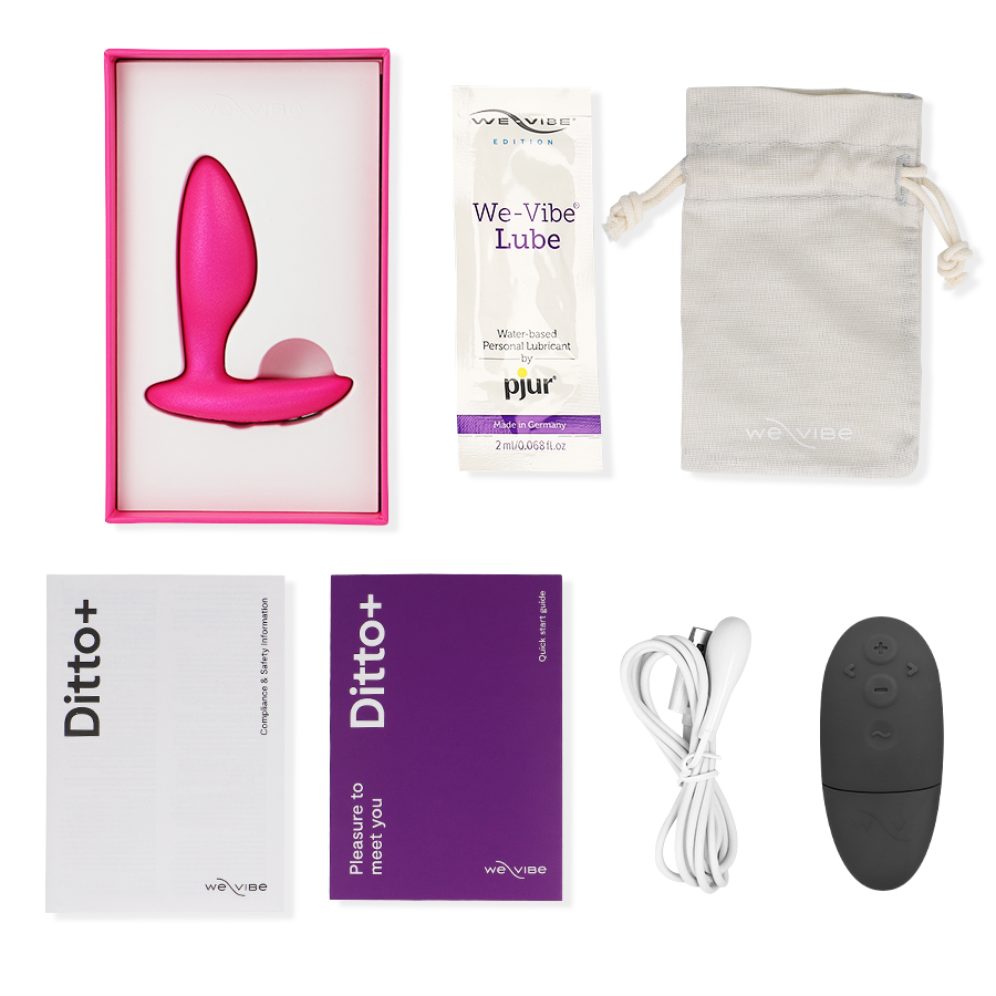 WE-VIBE - DITTO+ VIBRATORE PLUG ANALE ROSA