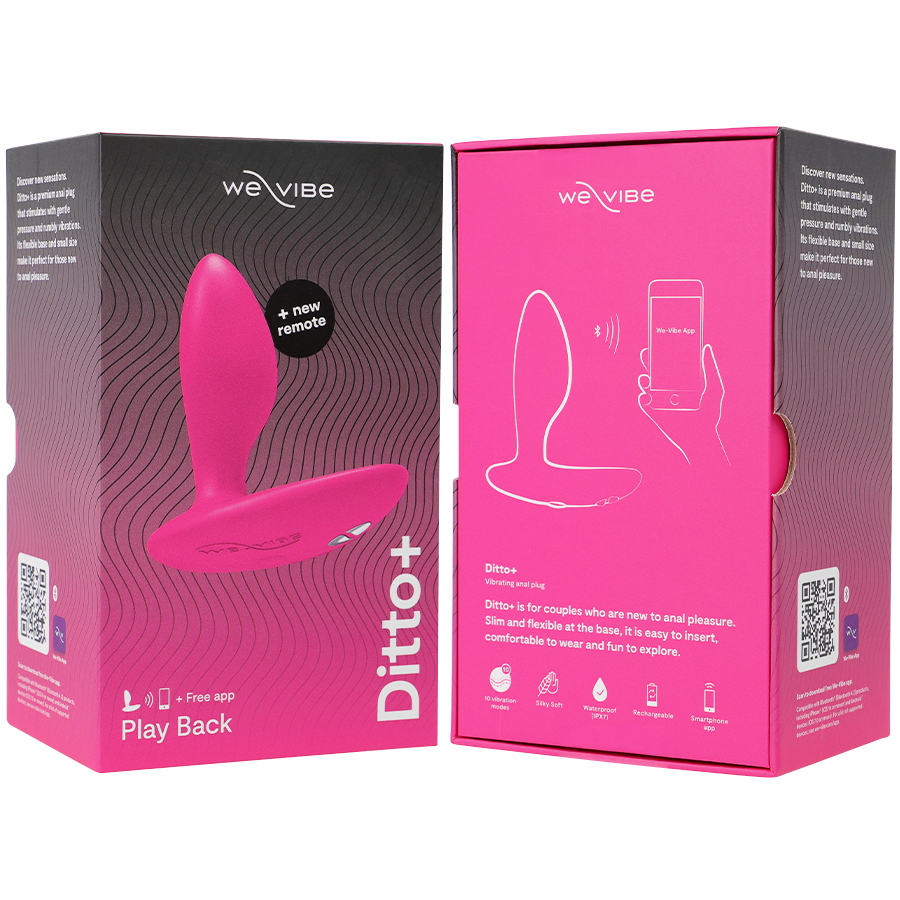 WE-VIBE - DITTO+ VIBRATORE PLUG ANALE ROSA