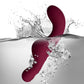 ROCKS-OFF - VIBRATORE PER PUNTO G ROSSO RUBY GLOW