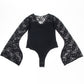 SUBBLIME - TEDDY ORECCHINO CON MOTIVO FLOREALE S / M
