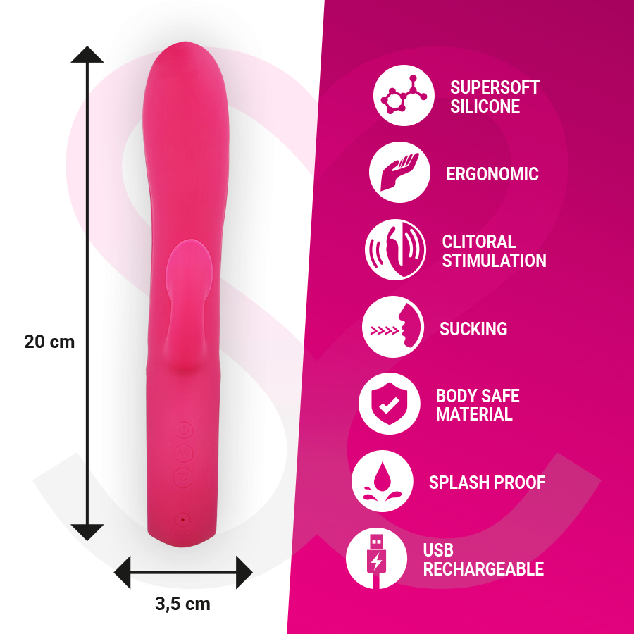 MORESSA - DUSTIN ONDE STIMOLANTI PER IL CLITORIDE E POTENTI VIBRAZIONI SILICONE PREMIUM RICARICABILE