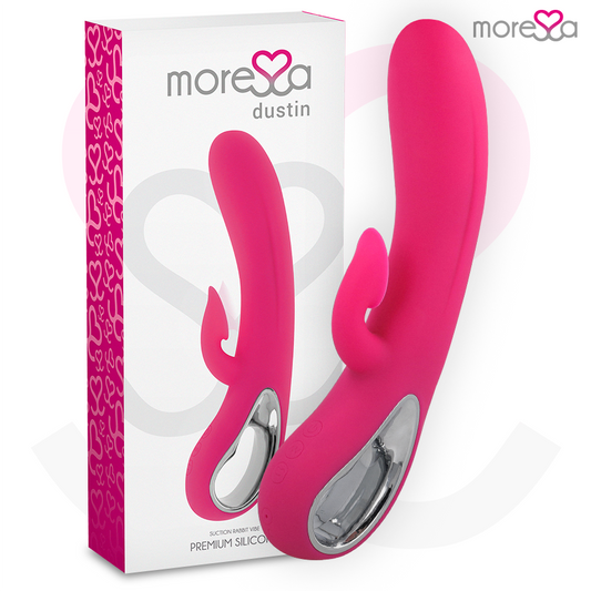 MORESSA - DUSTIN ONDE STIMOLANTI PER IL CLITORIDE E POTENTI VIBRAZIONI SILICONE PREMIUM RICARICABILE