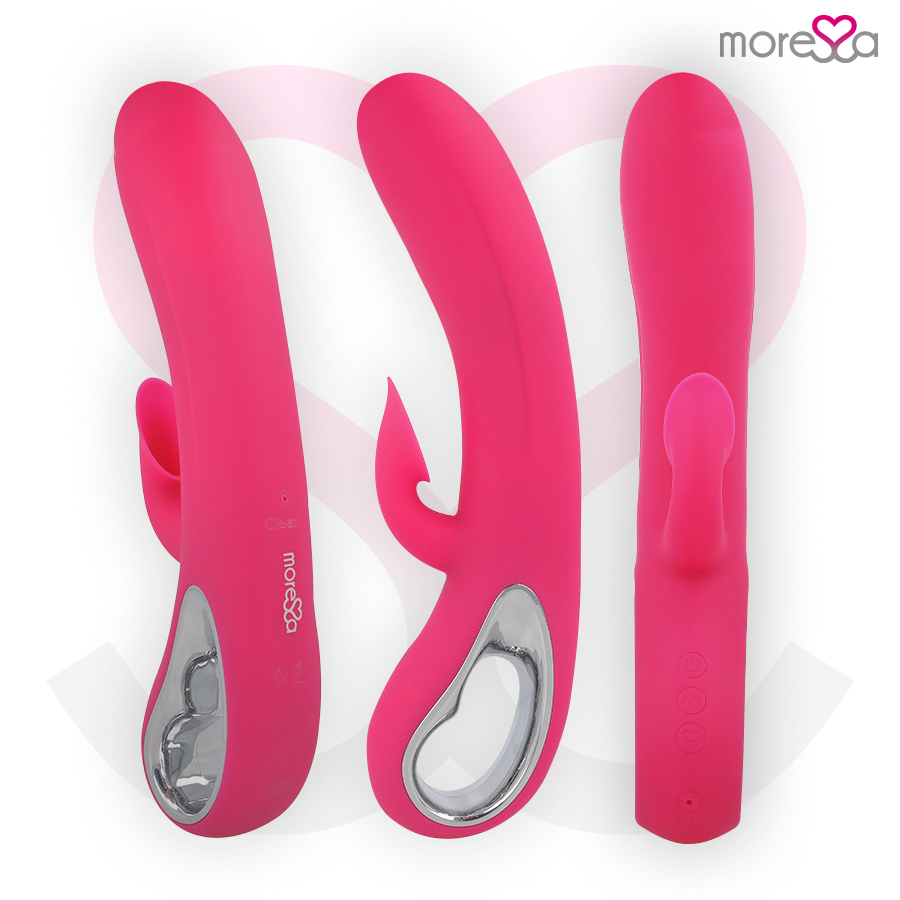 MORESSA - DUSTIN ONDE STIMOLANTI PER IL CLITORIDE E POTENTI VIBRAZIONI SILICONE PREMIUM RICARICABILE