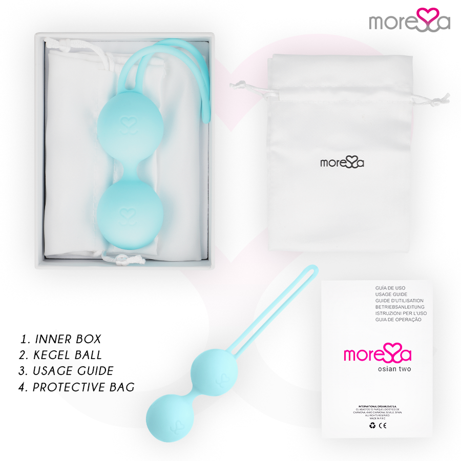 MORESSA - OSIAN DUE SILICONE PREMIUM TURCHESE