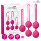 MORESSA - SET OSIAN PREMIUM SILICONE ROSA (Osian One - 51 g | Osian Two - 101 g | Osian Three 85 g)