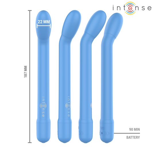 INTENSE - STIMOLATORE PUNTO G BLU