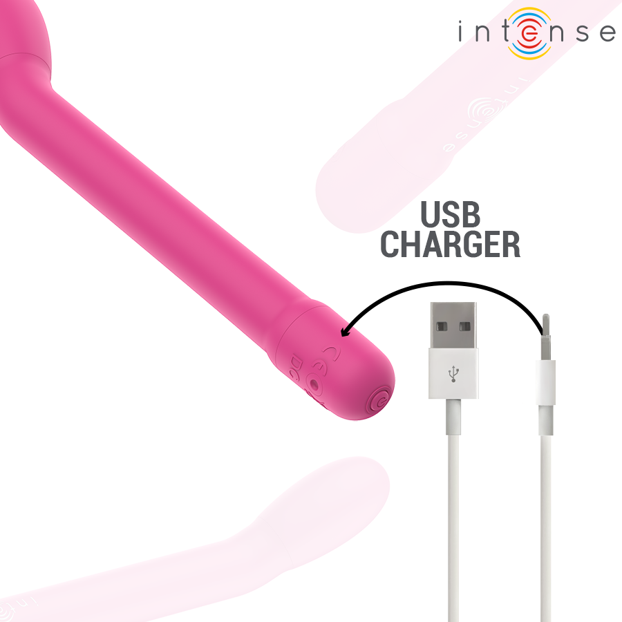 INTENSE - STIMOLATORE PUNTO G ROSA