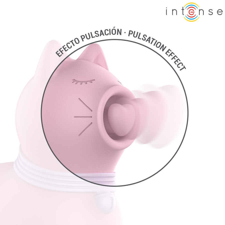 INTENSE - STIMOLATORE CLITORIDEO PER CUCCIOLI ROSA