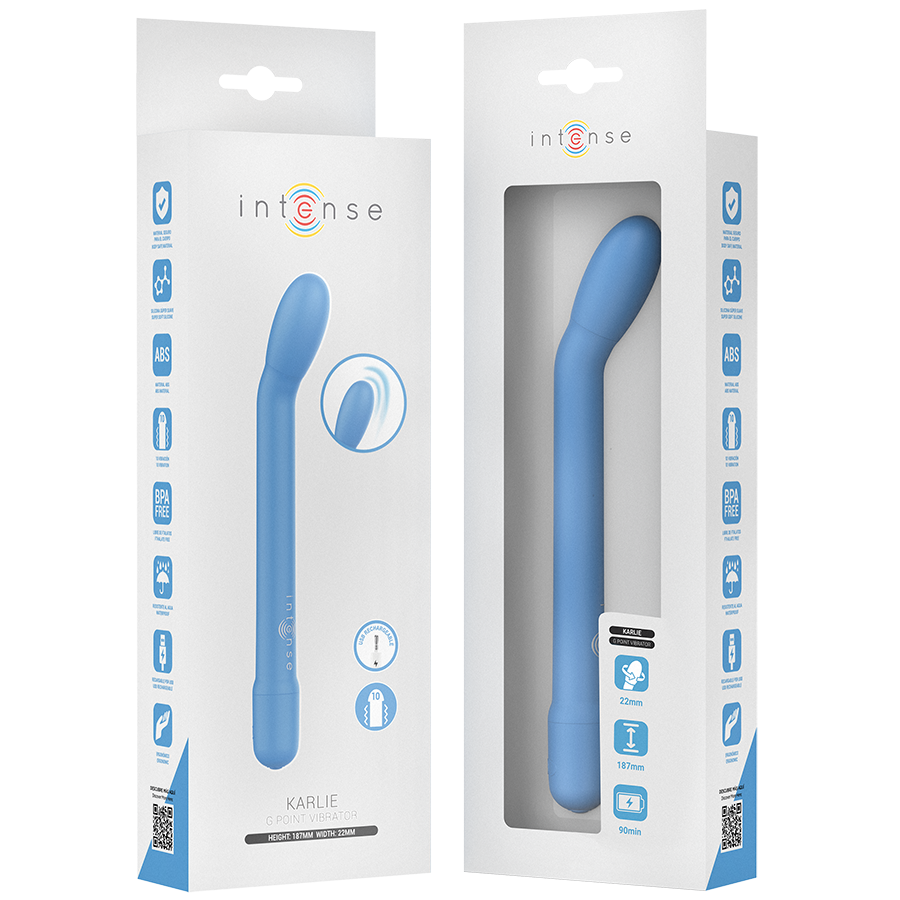 INTENSE - STIMOLATORE PUNTO G BLU