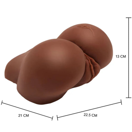 ACT - BIG ASS MASTURBATORE REALISTICO CON VIBRATORE MARRONE