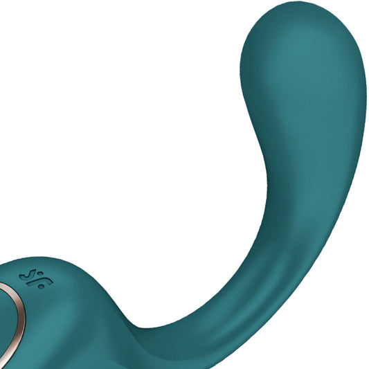 SATISFYER - G PER FODDES 2 VIBRATORE CONIGLIO VERDE BOTTIGLIA