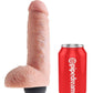 KING COCK - PENE EIACOLATORE NATURALE REALISTICO 20.32 CM