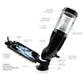 EXTREME TOYZ - PDX MEGA BATOR USB MASTURBATORE MASCHIO VAGINA BIANCO