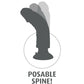 KING COCK - DILDO VIBRATORE 15.24 CM NATURALE