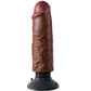 KING COCK - CAZZO VIBRANTE MARRONE 15,24 CM