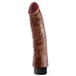 KING COCK - CAZZO VIBRANTE MARRONE 17,78 CM