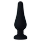 INTENSE - PLUG ANALE PIPO M SILICONE NERO 11 CM