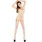PASSION - WOMAN BS013 BODYSTOCKING BIANCO TAGLIA UNICA