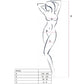 PASSION - WOMAN BS016 BODYSTOCKING ROSSO TAGLIA UNICA