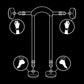 FETISH SUBMISSIVE - POSIZIONE MASTER CON 4 MANETTE RIVESTITE IN NOPRENE
