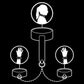 FETISH SUBMISSIVE - COLLANA E MANETTE IN PELLE VEGANA CON FODERA IN NOPRENE