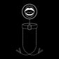 FETISH SUBMISSIVE - ANELLO GAG CON MORSETTI PER CAPEZZOLI