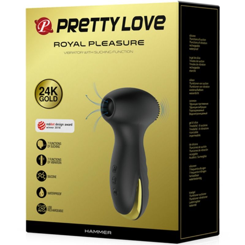 PRETTY LOVE - VIBRAZIONE SMART HAMMER E ONDE STIMOLANTI