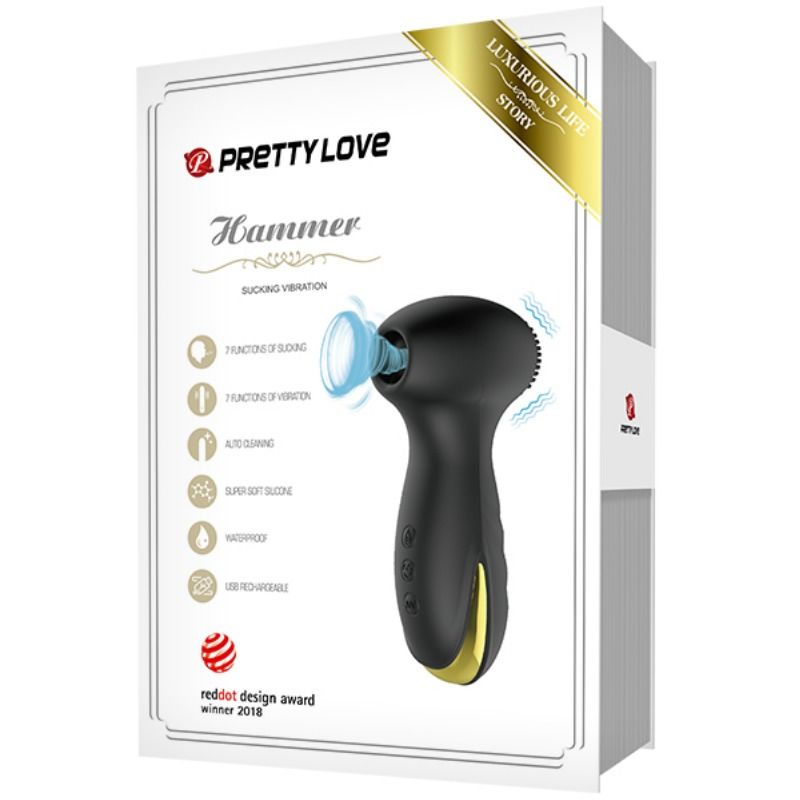 PRETTY LOVE - VIBRAZIONE SMART HAMMER E ONDE STIMOLANTI