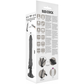 BASECOCK - VIBRATORE REALISTICO TELECOMANDO NERO 19.5 CM -O- 4 CM