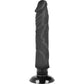 BASECOCK - VIBRATORE REALISTICO 2-1 NERO 20 CM -O- 4 CM