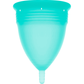 STERCUP - COPPA MESTRUALE IN SILICONE FDA ACQUAMARINA - TAGLIA L