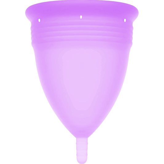 STERCUP - COPPA MESTRUALE IN SILICONE FDA LILLA - TAGLIA L