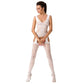 PASSION - WOMAN BS046 BODYSTOCKING BIANCO TAGLIA UNICA