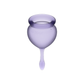 SATISFYER - COPPA MESTRUALE FEEL GOOD VIOLA 15 + 20 ML